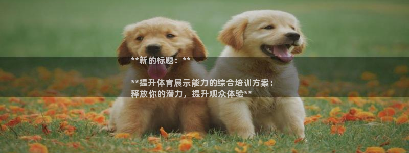 欧陆娱乐测试：**新的标题：**

**提升体育展示