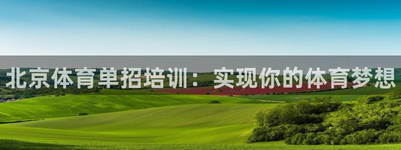 欧陆娱乐里面怎么看打排五：北京体育单招培训：实现你的