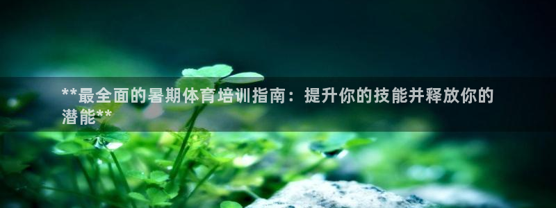 欧陆娱乐app攻略大全：**最全面的暑期体育培训指南