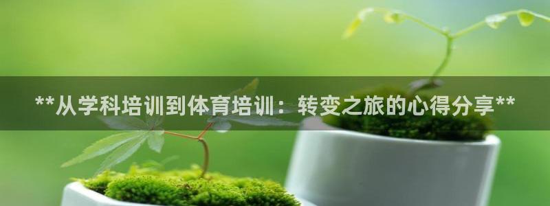 欧陆娱乐平台咋样：**从学科培训到体育培训：转变之旅