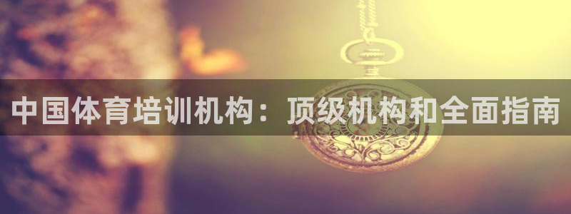 欧陆娱乐怎么注册帐号：中国体育培训机构：顶级机构和全