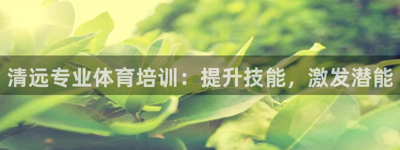 欧陆娱乐平台登陆地址在哪：清远专业体育培训：提升技能，激发潜